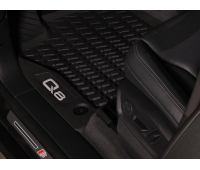 Гумові передні килимки чорні Audi Q8 (2019 - )