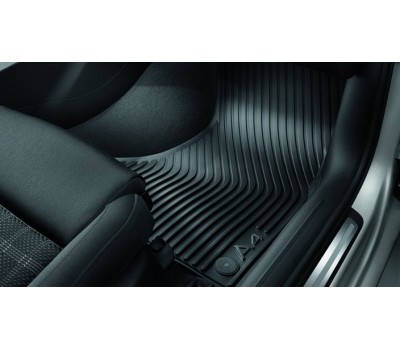 Гумові передні килимки чорні Audi A4, S4, RS 4