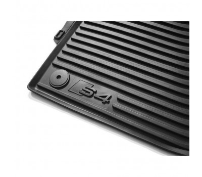 Гумові передні килимки чорні Audi A4, S4, RS 4