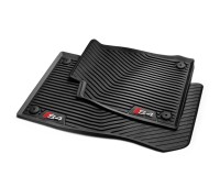 Гумові передні килимки чорні Audi S4