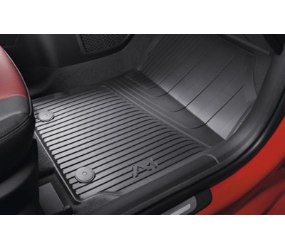 Гумові передні килимки чорні Audi A1, S1