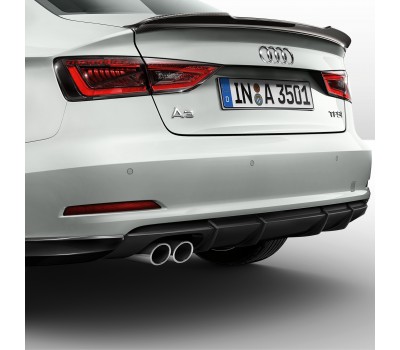 Задній фартух чорний діамант Audi A3 Задній фартух чорний діамант Audi A3