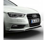Передній спойлер чорний діамант Audi A3