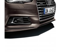 Передній спойлер з накладкою з алюмінієвим оздобленням Audi A4