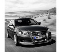 Передній спойлер з накладкою з алюмінієвим оздобленням Audi A3