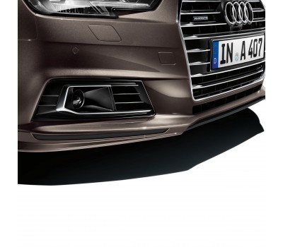 Передній спойлер із накладкою ґрунтовані / матові чорні Audi A4
