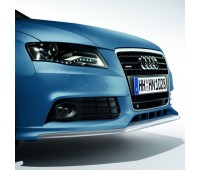 Передній спойлер з накладкою з алюмінієвим оздобленням Audi A4