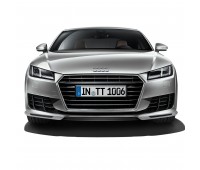 Передній спойлер із накладкою ґрунтовані / матові чорні Audi TT