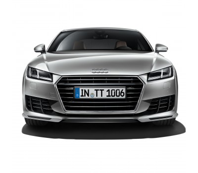 Передній спойлер із накладкою ґрунтовані / матові чорні Audi TT